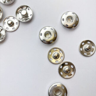 15mm silver snap fastener popper