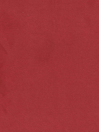 11802 deep red stretch drapey faux suede suedette
