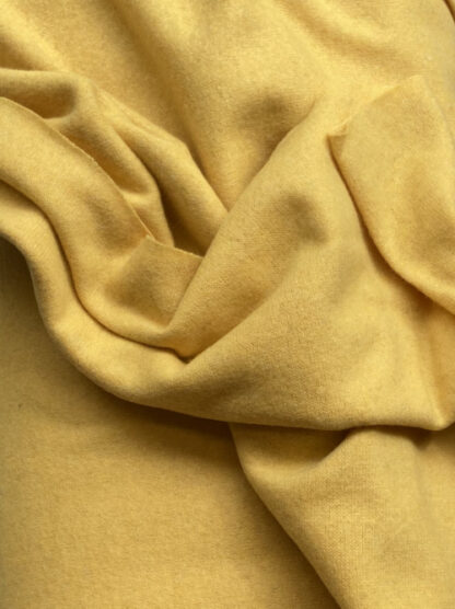 Sunny Corn Yellow 70% Wool 30% Polyamide medium weight jumper knit (lightly felted)