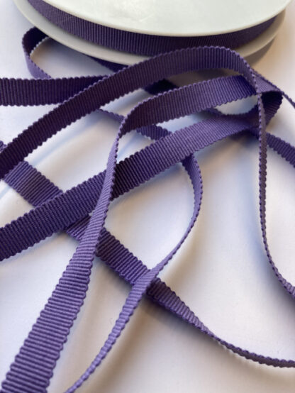 Lilac Purple Cotton Grosgrain Ribbon