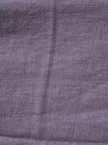 Dusky Purple stonewashed heavy floppy Linen