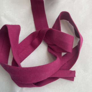 magenta jersey bias binding