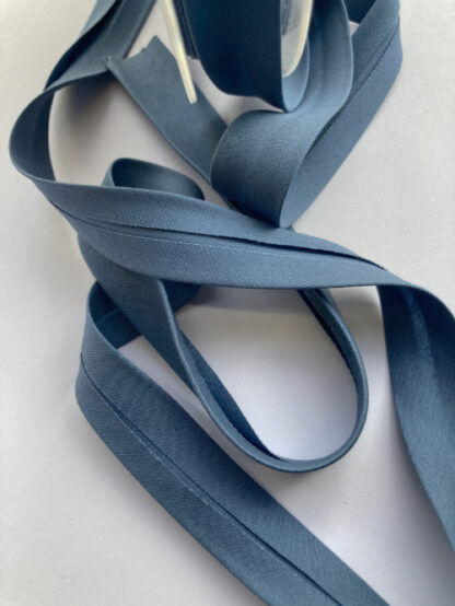 Denim Blue 100% Cotton Poplin Bias Binding