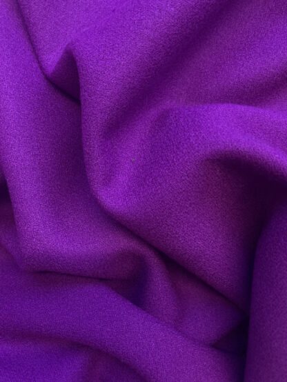magenta purple luxury pure wool crepe