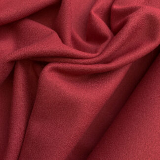 berry red 100% wool crepe (made in the UK)