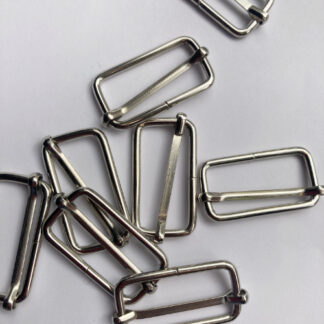 Silver Metal Slider Buckle with Bar