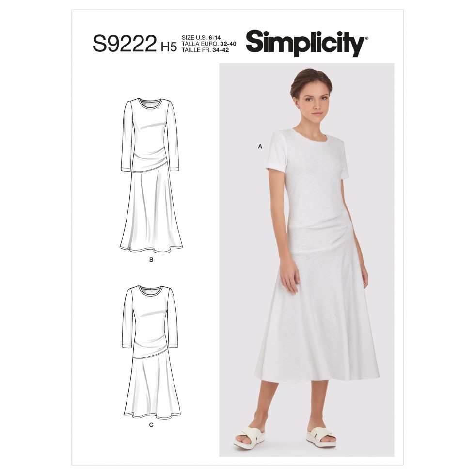 simplicity 9222 dress pattern