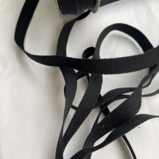 Black Polyester Grosgrain type Ribbon