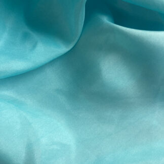 Aqua Turquoise Blue 100% Silk Habotai Lining