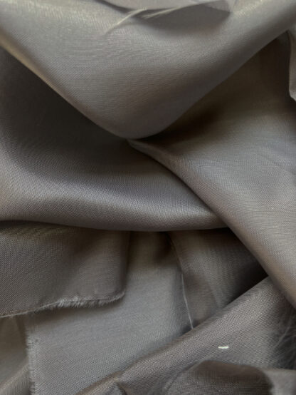 Mid Grey 'Silk Touch' (like Bremsilk) 100% Cupro breathable and Slinky Dress Lining