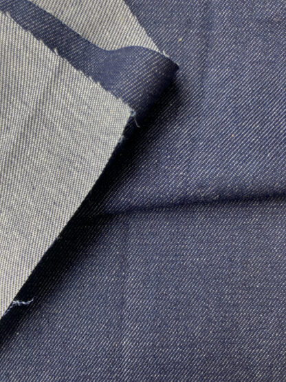 Indigo Dark Blue 100% Organic Cotton 9oz (approx) Soft medium weight Denim