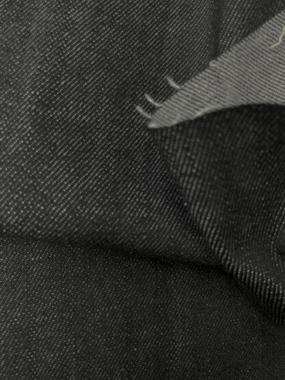 Black 95% Cotton 3% Polyester 2% Elastane 11oz heavy stretch denim (25% Stretch)