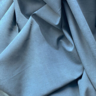 Dusky Blue sueded finish lightweight showerproof 90% Polyester 10% Polyamide 