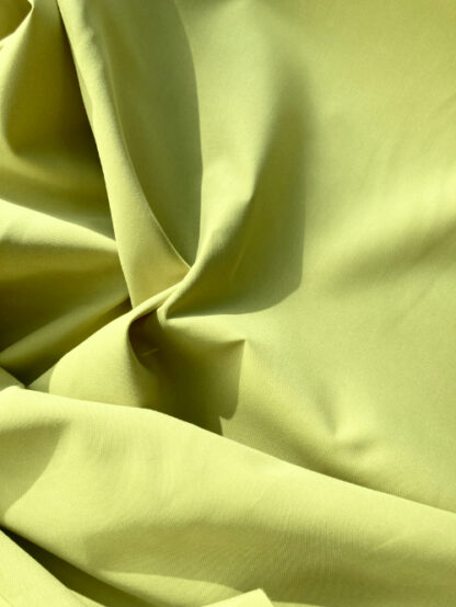 Chartreuse Green sueded finish lightweight showerproof 90% Polyester 10% Polyamide