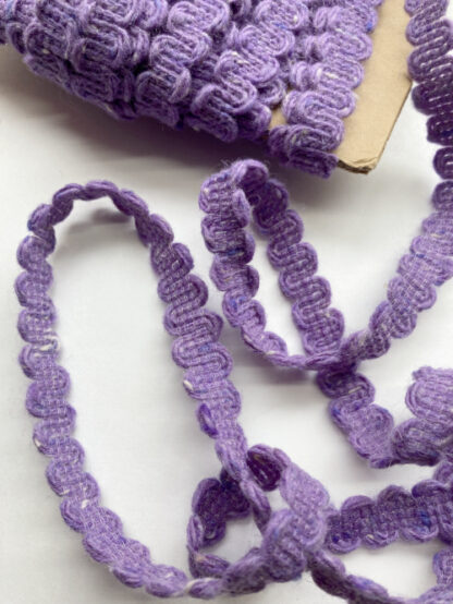 Lilac Purple Wool Tweed Gimp Braid from LG