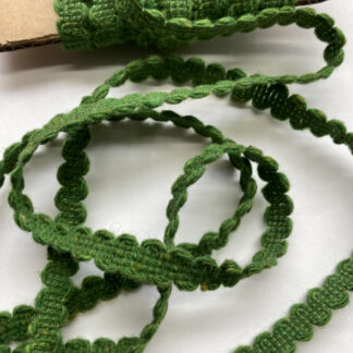 Leaf Green Wool Tweed Gimp Braid from LG