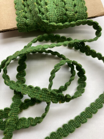 Leaf Green Wool Tweed Gimp Braid from LG