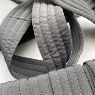 Mid Grey quilted Webbing