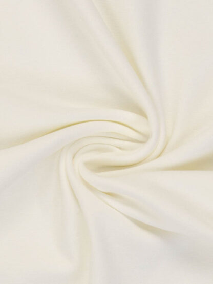 Ivory 95% Cotton 5% Elastane 245gsm tubular cuffing / ribbing