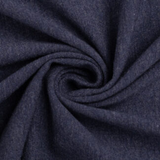 Denim Navy Marl 95% Cotton 5% Elastane 240gsm Sweatshirting