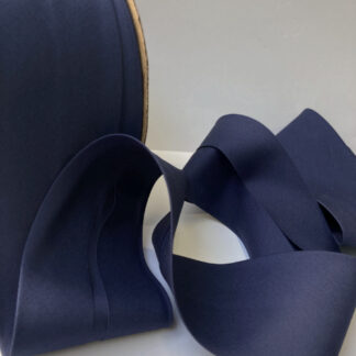 Navy Blue 100% Cotton Poplin extra wide Bias Binding