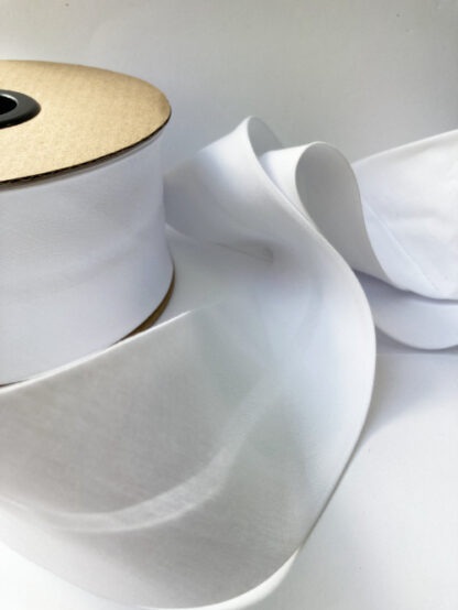 White 100% Cotton extra wide Bias Binding