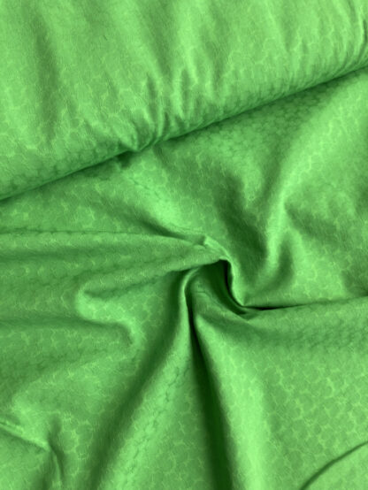 Lego Green 100% Cotton subtle floral Jacquard Shirting