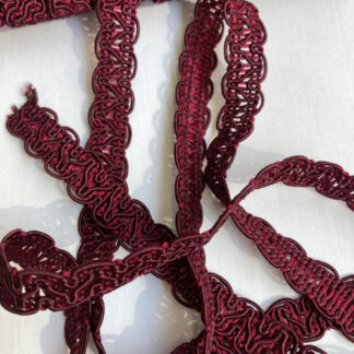 Plum Polyester gimp Braid