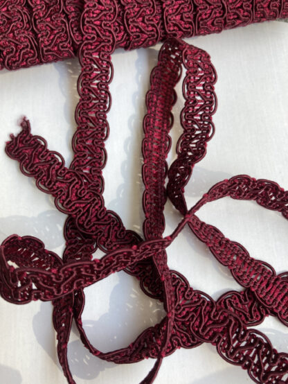 Plum Polyester gimp Braid