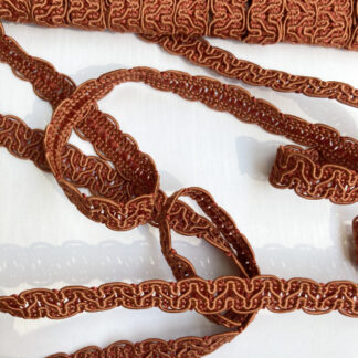 Rust Orange Polyester gimp Braid