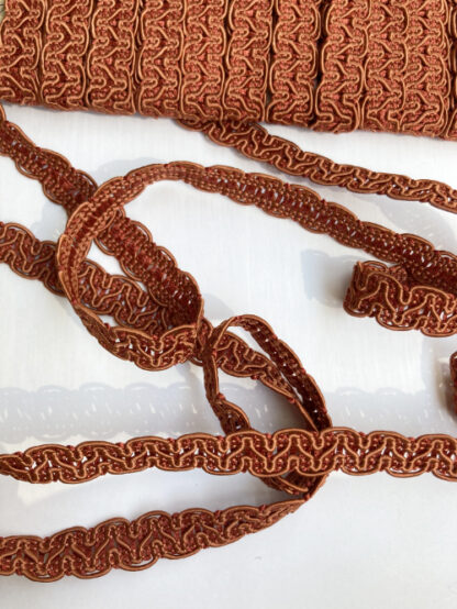 Rust Orange Polyester gimp Braid