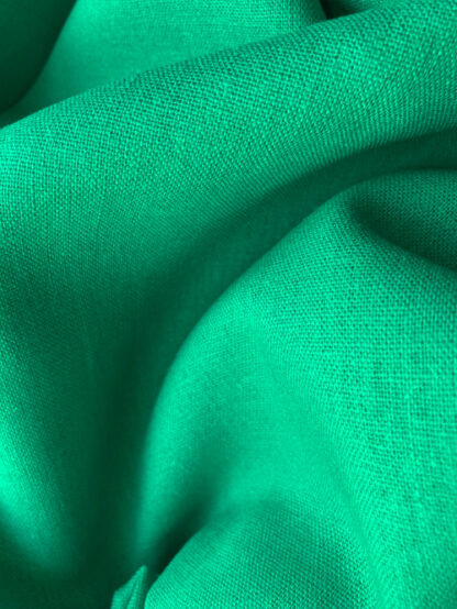 Emerald Green medium weight 55% Linen 45% Viscose