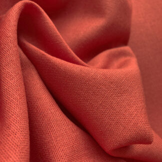 Flame Red/Orange medium weight 55% Linen 45% Viscose