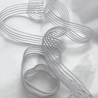 Soft and stretchy shirring elastic, ideal for smocking, cuffs, waistbands and gathered details