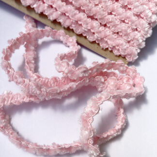 Light Pink Chenille Gimp Velvety Braid