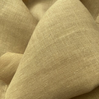 Ochre Straw Yellow Lightweight soft stonewashed Linen