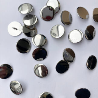 Silver traditional blazer metal button