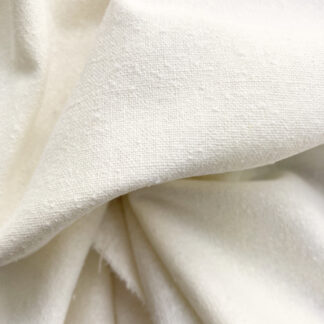 Ivory Cream 100% Silk Noil Suiting
