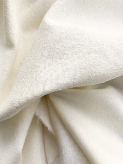 Ivory Cream 100% Silk Noil Suiting