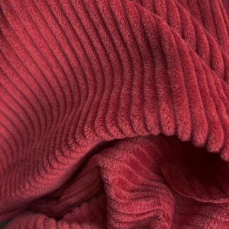 Brick Red 100% Cotton 4.5 wale soft washed Jumbo Corduroy
