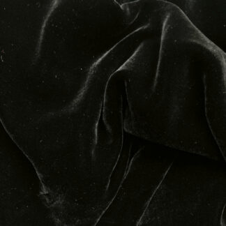 Black 82% Viscose 18% Silk Velvet